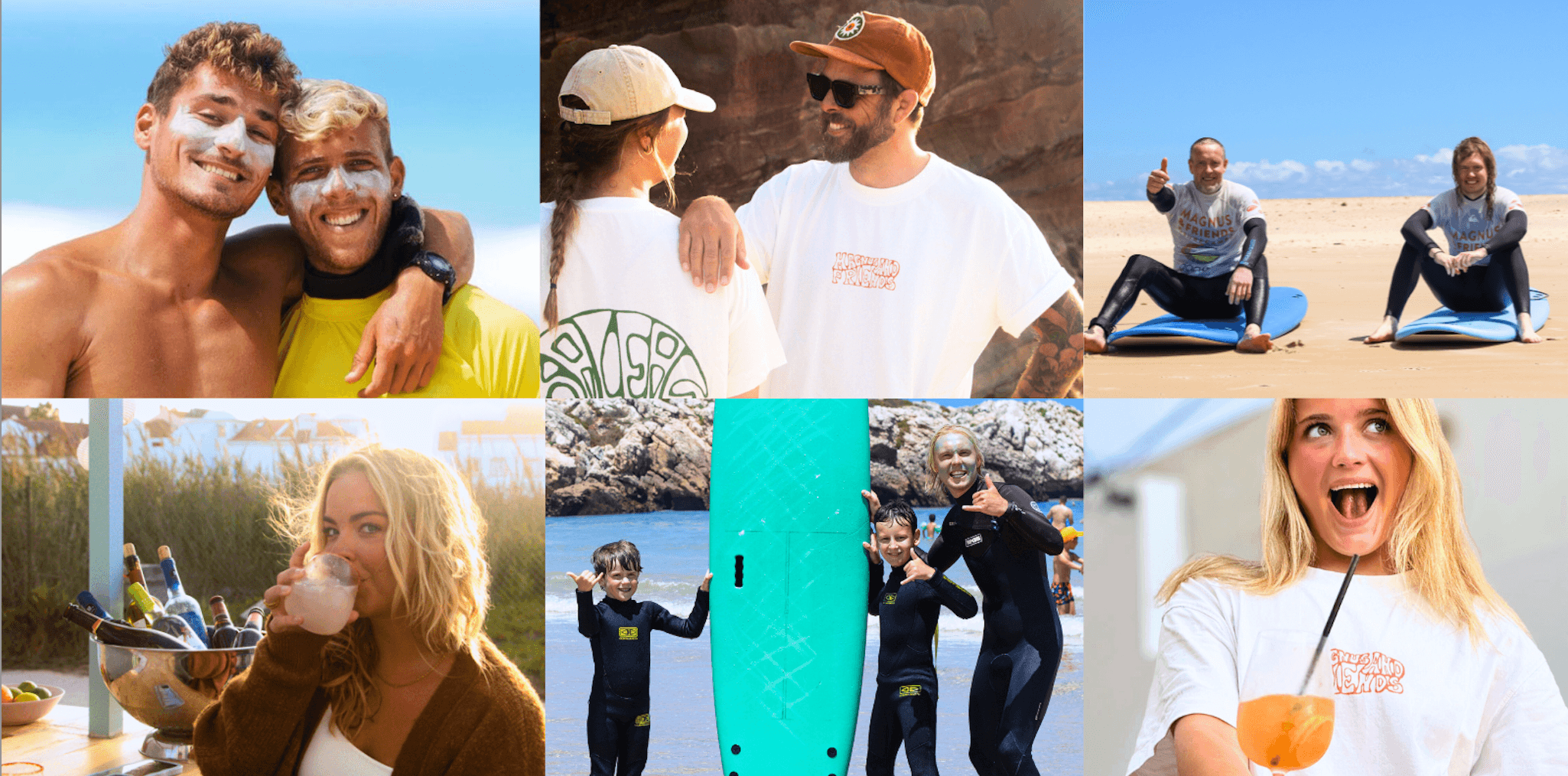 Årets som har gått på Magnus & Friends - surf, bad, sol, merch, häng, yoga, familj, vänner, god mat