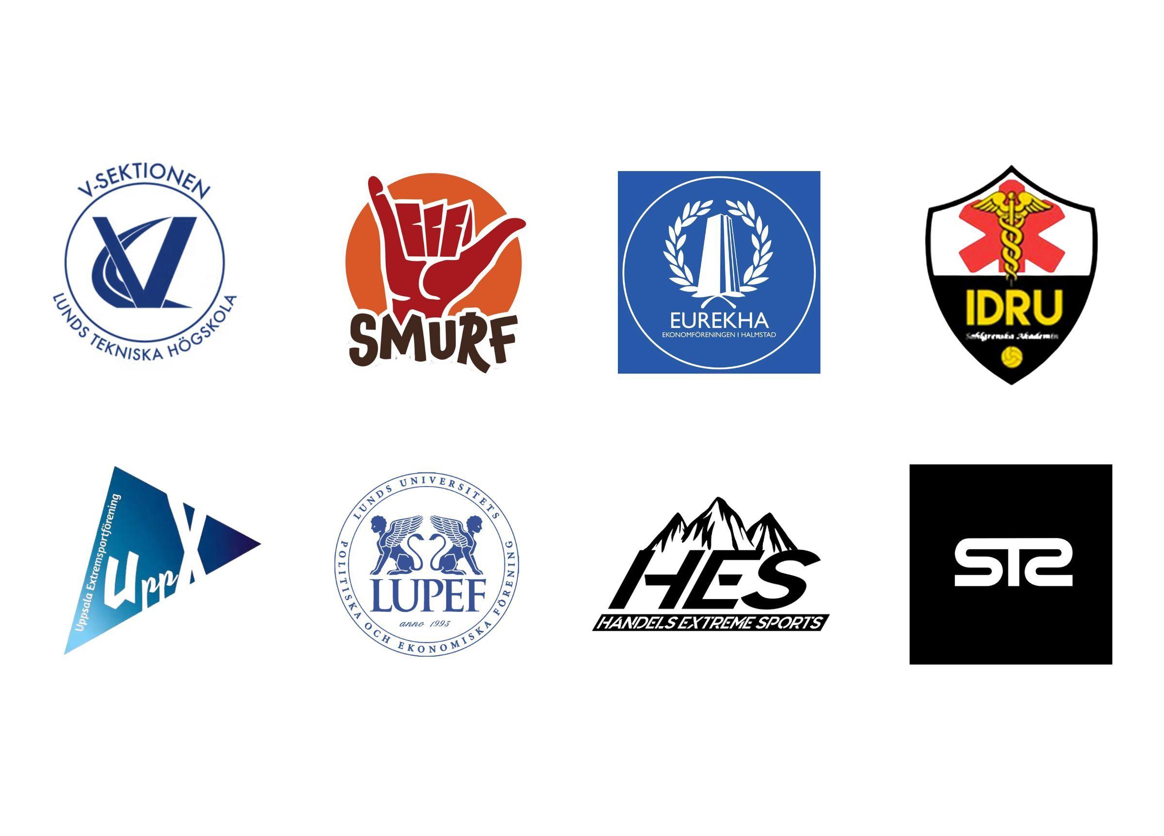 Studentföreningar som samarbetat med Magnus & friends surfcamp